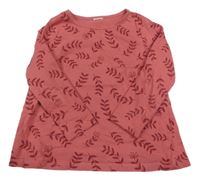 Světlevínová tunika s kytičkami 