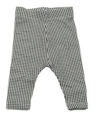 Černo-bílé vzorované legíny Kiabi