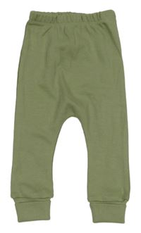 Světlekhaki cuff tepláky 