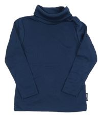 Tmavomodré thermo triko s rolákem Wed´ze 