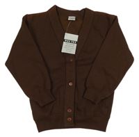 Nové - Čokoládový propínací svetr Wes Tex