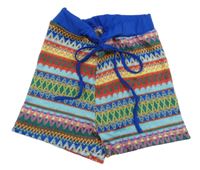 Barevné pruhované kraťasy 