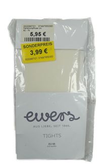 Nové - Smetanové silonové punčocháče 