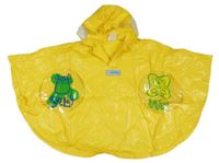 Žluté pláštěnkové pončo Monsters s kapucí 
