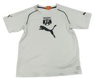 Bílý funkční fotbalový dres se znakem PUMA