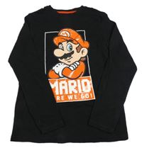 Černé triko s Máriem George