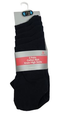 Nové - 5x - Tmavomodré podkolenky St. Bernard vel. 31-36