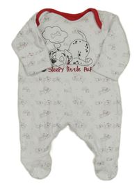 Bílo-červený overal s dalmatinkem Disney