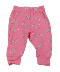 Růžové tepláky se zebrami a srdíčky PRIMARK