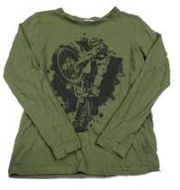 Khaki triko s motorkou Chapter Young