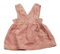 Růžové manšestrové šaty KIABI