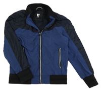 Tmavomodrý šusťákový jarní bomber V BY VERY