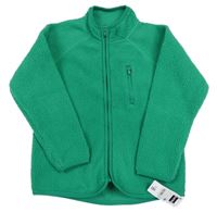 Nové - zelená huňatá bunda St. Bernard