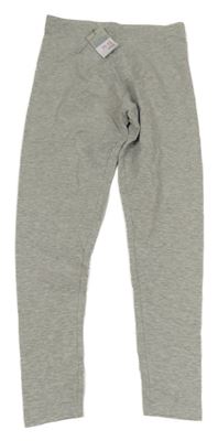 Nové - šedé melírované legíny PRIMARK