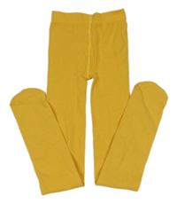 Tmavožluté punčocháče C&A