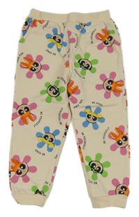 Smetanové tepláky s The Powerpuff Girls sinsay