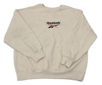 Smetanová mikina s logem Reebok
