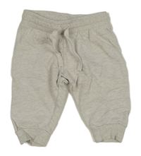 Světlešedé melírované tepláky H&M