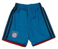 Modré fotbalové kraťasy s pruhy - FC Bayern Munchen Adidas