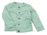 Mátová plátěná bunda