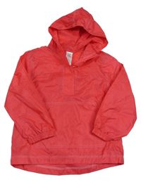 Malinová šusťáková bunda s kapucí George