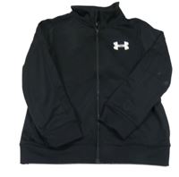 Černá sportovní propínací funkční mikina s logem Under Armour