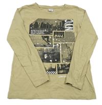 Pískové triko s potiskem Chapter Young