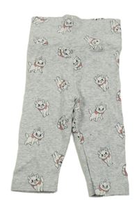 Šedé melírované lehké tepláky s Marií H&M