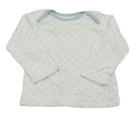 Bílé triko s hvězdami M&Co.