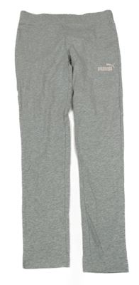 Šedé melírované legíny s logem Puma