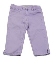 Lila teplákové capri rifle Pocopiano