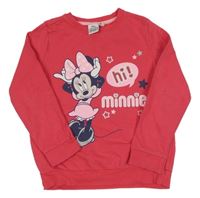 Fuchsiová mikina s Minnie Disney