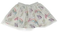 Bílá tylová sukně s My Little Pony H&M