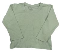 Zelené žebrované triko Primark
