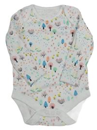 Bílé body s barevnými stromy F&F
