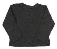 Tmavošedé melírované triko PRIMARK