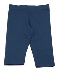 Tmavomodré crop legíny 