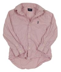 Světlerůžová košile s výšivkou Next