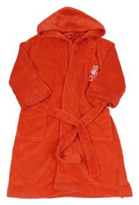Červený plyšový overal s kapucí - L.F.C.