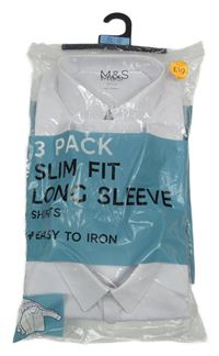 Nové - 3x bílá košile M&S
