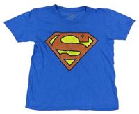Modré tričko s logem Supermana