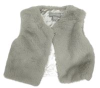 Šedá kožešinová podšitá vesta Primark