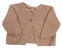 Růžový propínací svetr M&S