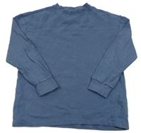 Šedomodrá žebrovaná mikina F&F