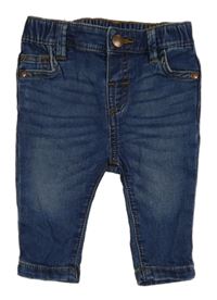 Tmavomodré teplákové rifle Next