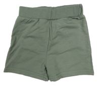 Khaki teplákové kraťasy s čumákem 