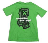 Zelené tričko - Minecraft
