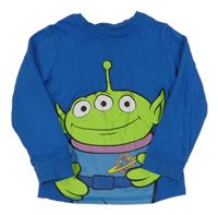 Tmavomodré triko s mimozemšťanem George