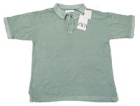 Nové - Světlezelené polo tričko Zara