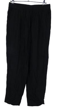 Dámské černé culottes kalhoty PrettyLittle Thing